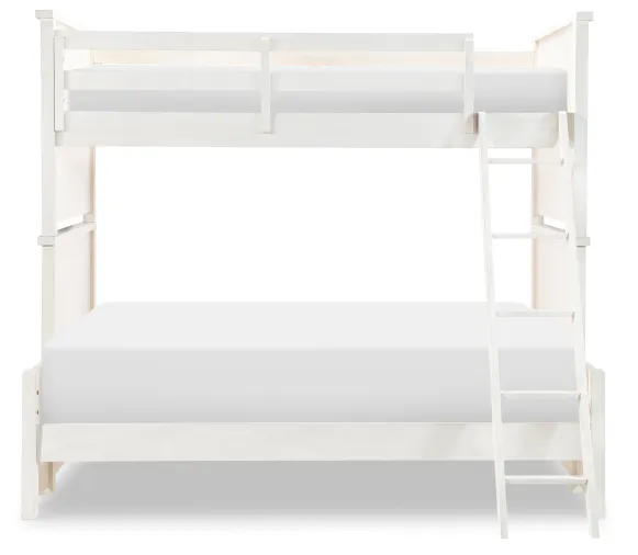 Legacy Classic Kids 1861-8140K Flatiron White Twin Over Full Bunk Bed Legacy Classic Kids 1861-8140K Flatiron White Twin Over Full Bunk Bed