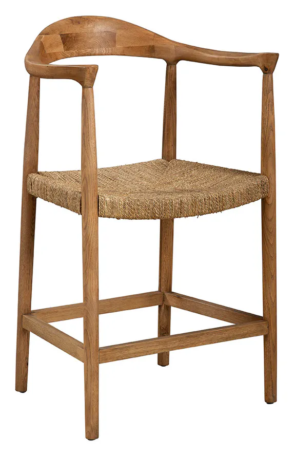 Furniture Classics 20-541 Natural Abraham Counter Stool Furniture Classics 20-541 Natural Abraham Counter Stool