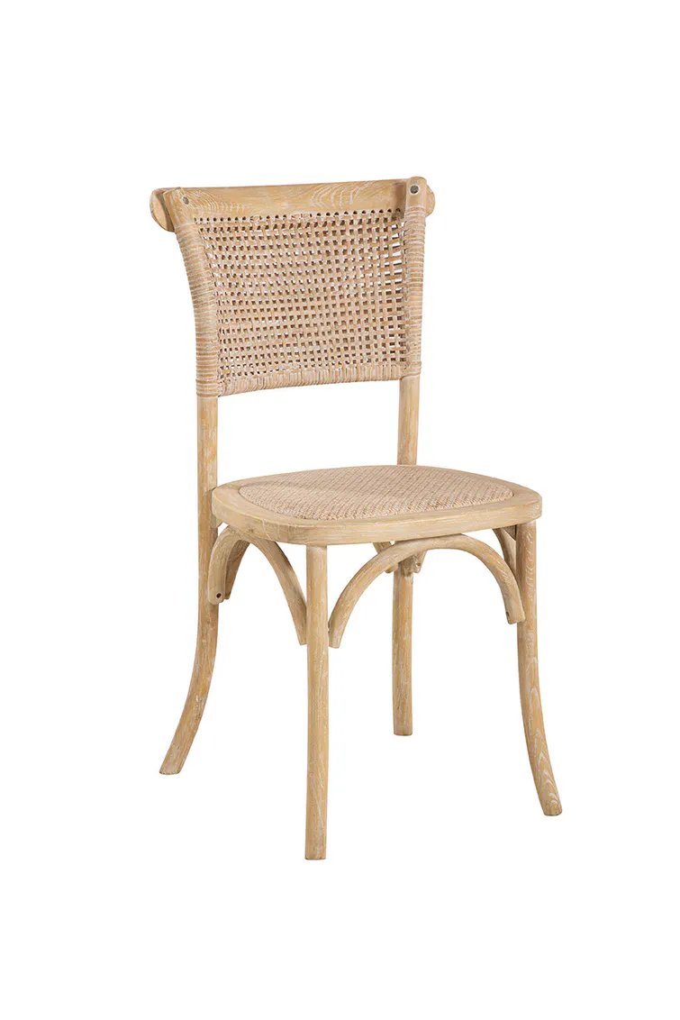 Furniture Classics 20-548 White Washed Halsey Side Chair