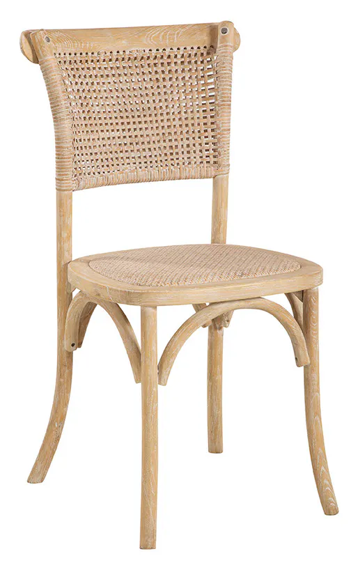 Furniture Classics 20-548 White Washed Halsey Side Chair Furniture Classics 20-548 White Washed Halsey Side Chair