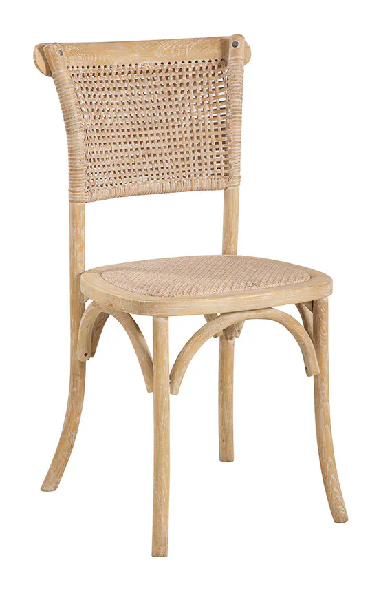 Furniture Classics 20-548 White Washed Halsey Side Chair Furniture Classics 20-548 White Washed Halsey Side Chair
