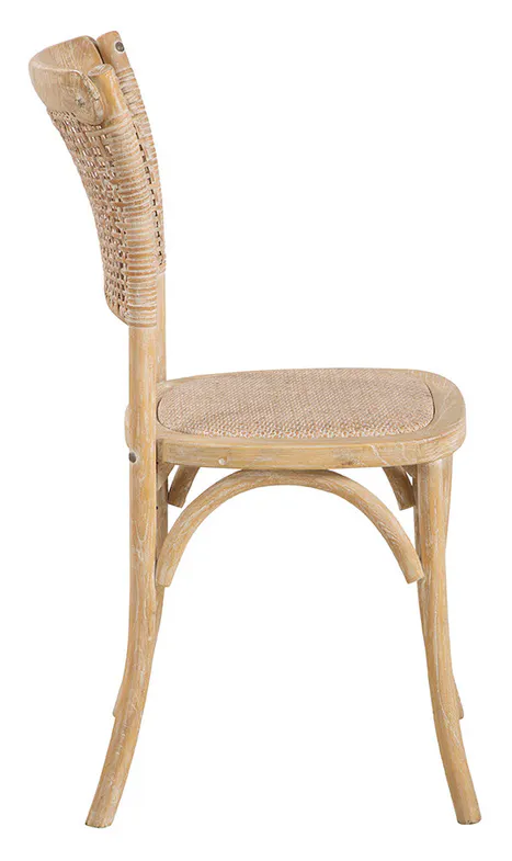 Furniture Classics 20-548 White Washed Halsey Side Chair Furniture Classics 20-548 White Washed Halsey Side Chair