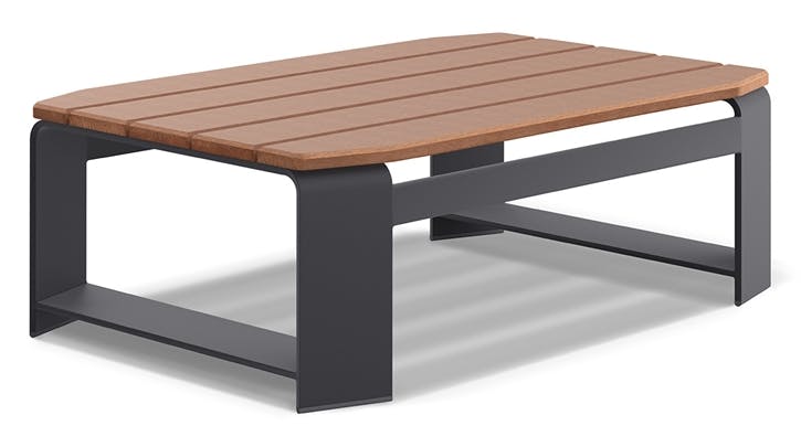 Woodard 7B0443N Gather Coffee Table with NexTeak Top Woodard 7B0443N Gather Coffee Table with NexTeak Top