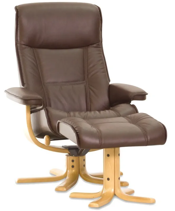 IMG Comfort NC21L Nordic 21 Recliner & Ottoman Large IMG Comfort NC21L Nordic 21 Recliner & Ottoman Large