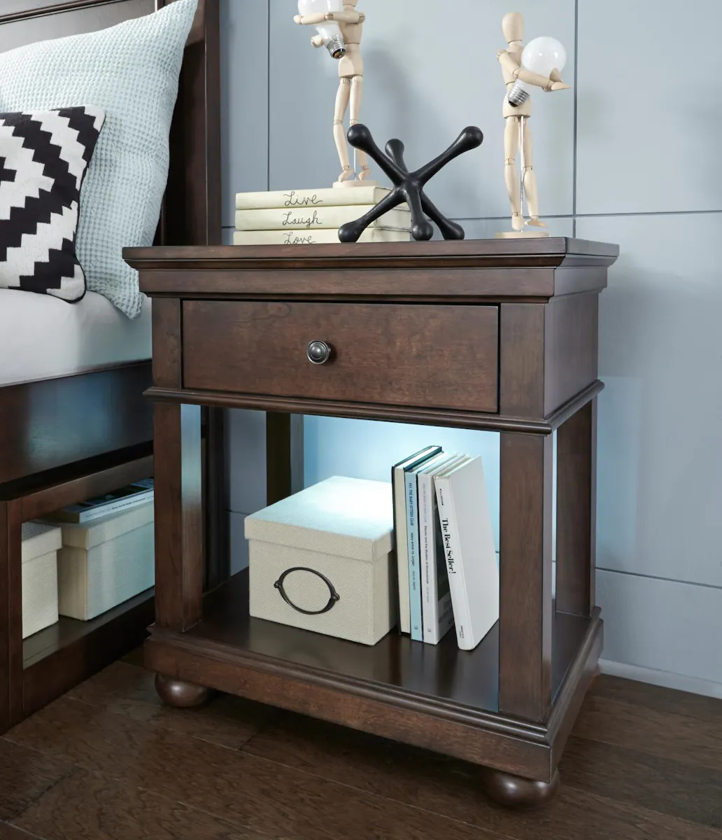 Legacy Classic Kids 3814-3101 Canterbury Open Night Stand Cherry Finish Legacy Classic Kids 3814-3101 Canterbury Open Night Stand Cherry Finish