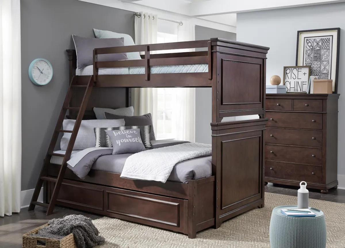 Legacy Classic Kids 3814-8140K Canterbury Twin Over Full Bunk Bed Legacy Classic Kids 3814-8140K Canterbury Twin Over Full Bunk Bed