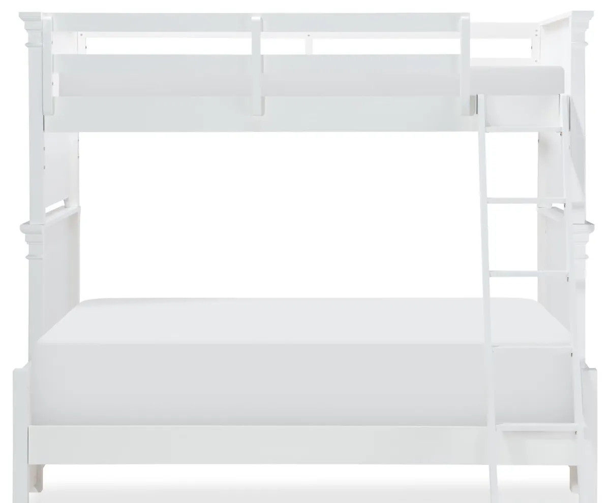 Legacy Classic Kids 3815-8140K Canterbury Twin Over Full Bunk Bed Legacy Classic Kids 3815-8140K Canterbury Twin Over Full Bunk Bed