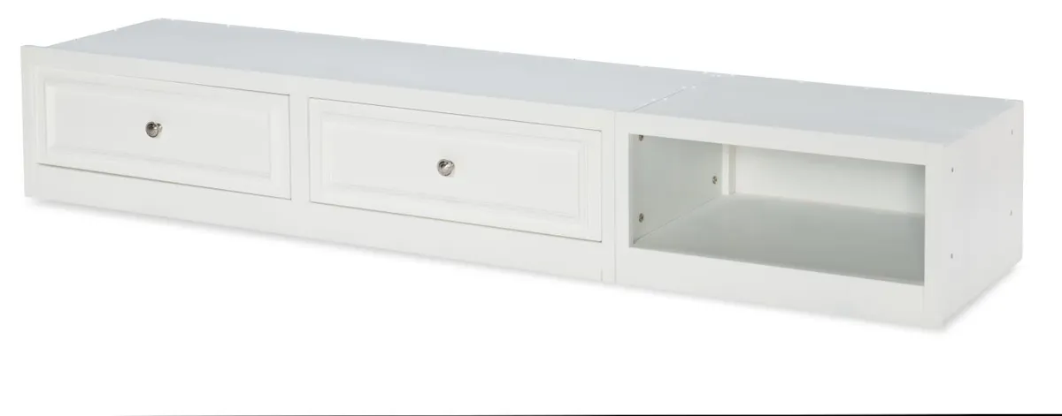 Legacy Classic Kids 3815-9300 Canterbury Underbed Storage Unit White Finish Legacy Classic Kids 3815-9300 Canterbury Underbed Storage Unit White Finish
