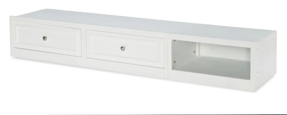 Legacy Classic Kids 3815-9300 Canterbury Underbed Storage Unit White Finish Legacy Classic Kids 3815-9300 Canterbury Underbed Storage Unit White Finish