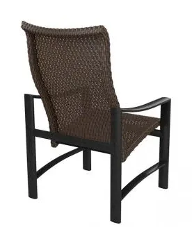 Tropitone Furniture 381501WS Kenzo Woven High Back Dining Chair Tropitone Furniture 381501WS Kenzo Woven High Back Dining Chair