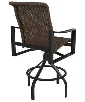 Tropitone Furniture 381527WS-28 Kenzo Woven Swivel Bar Stool Tropitone Furniture 381527WS-28 Kenzo Woven Swivel Bar Stool