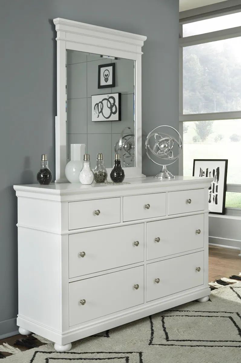Legacy Classic Kids 3815-0100 Canterbury Vertical Mirror White Finish Legacy Classic Kids 3815-0100 Canterbury Vertical Mirror White Finish
