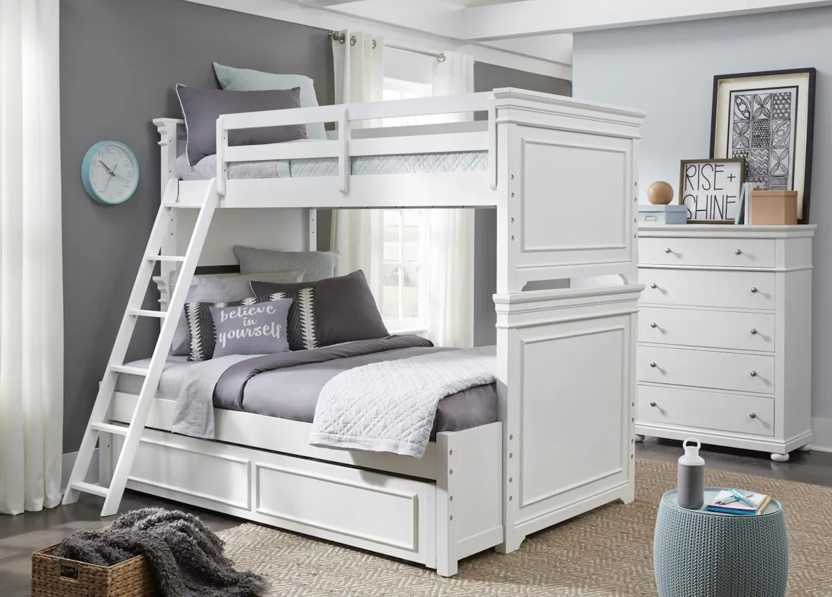 Legacy Classic Kids 3815-8140K Canterbury Twin Over Full Bunk Bed Legacy Classic Kids 3815-8140K Canterbury Twin Over Full Bunk Bed