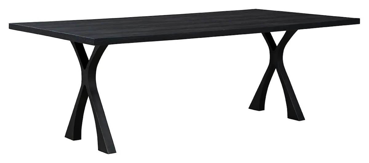 Furniture Classics 40-282 Black Wishbone Dining Table Furniture Classics 40-282 Black Wishbone Dining Table