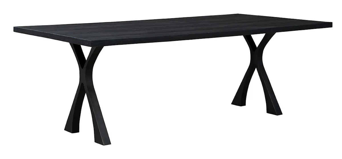Furniture Classics 40-282 Black Wishbone Dining Table Furniture Classics 40-282 Black Wishbone Dining Table