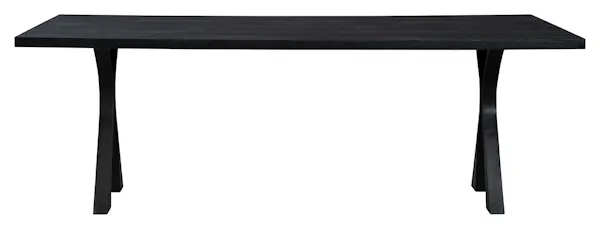 Furniture Classics 40-282 Black Wishbone Dining Table Furniture Classics 40-282 Black Wishbone Dining Table