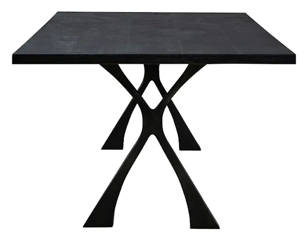 Furniture Classics 40-282 Black Wishbone Dining Table Furniture Classics 40-282 Black Wishbone Dining Table