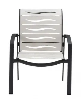 Tropitone Furniture 471124WV Elance EZ SPAN Dining Chair Wave Segment Tropitone Furniture 471124WV Elance EZ SPAN Dining Chair Wave Segment