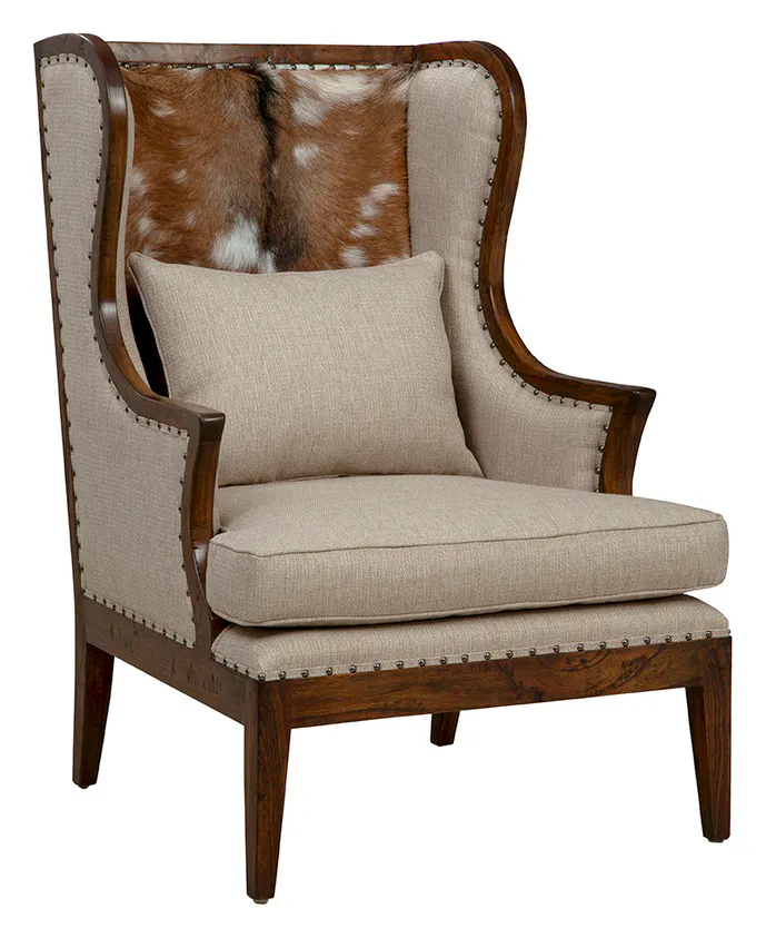Furniture Classics 51577QS Dark Billings Wing Chair Furniture Classics 51577QS Dark Billings Wing Chair