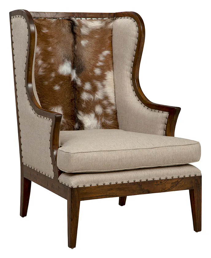 Furniture Classics 51577QS Dark Billings Wing Chair Furniture Classics 51577QS Dark Billings Wing Chair