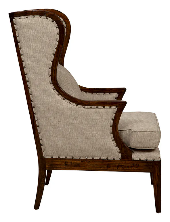 Furniture Classics 51577QS Dark Billings Wing Chair Furniture Classics 51577QS Dark Billings Wing Chair