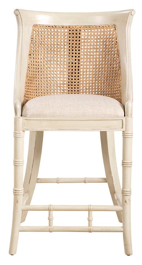 Furniture Classics 51856AC97 Cream Spoonback Counter Stool Furniture Classics 51856AC97 Cream Spoonback Counter Stool