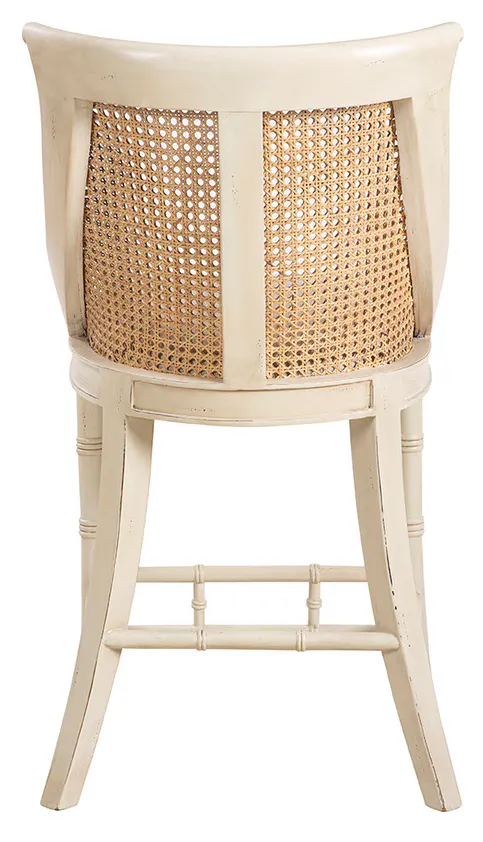 Furniture Classics 51856AC97 Cream Spoonback Counter Stool Furniture Classics 51856AC97 Cream Spoonback Counter Stool