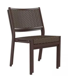 Tropitone Furniture 591528WS Cabana Club Woven Side Chair Tropitone Furniture 591528WS Cabana Club Woven Side Chair
