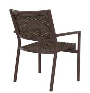 Tropitone Furniture 591537WS Cabana Club Woven Dining Chair Tropitone Furniture 591537WS Cabana Club Woven Dining Chair