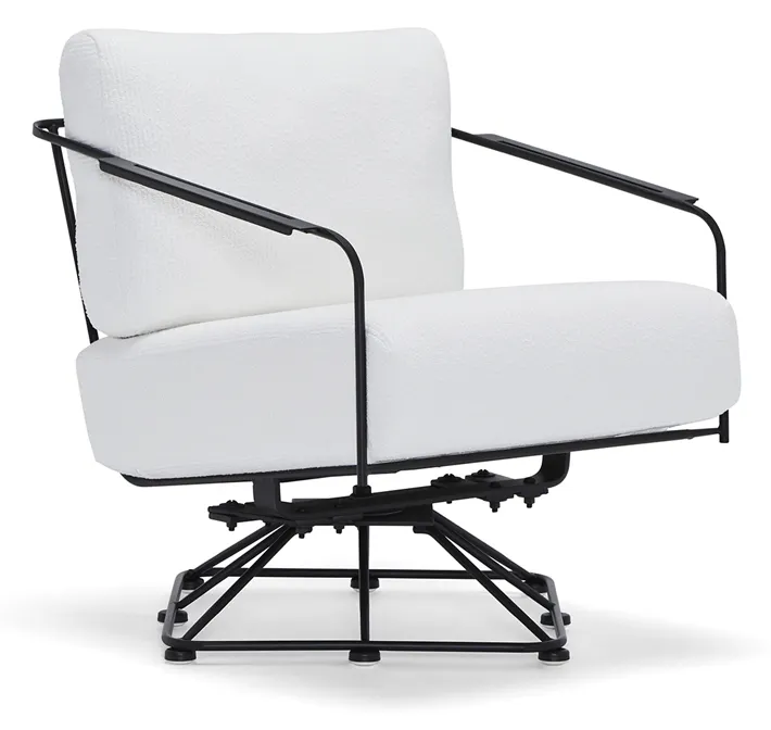 Woodard 5B0077 Reed Swivel Lounge Chair Woodard 5B0077 Reed Swivel Lounge Chair