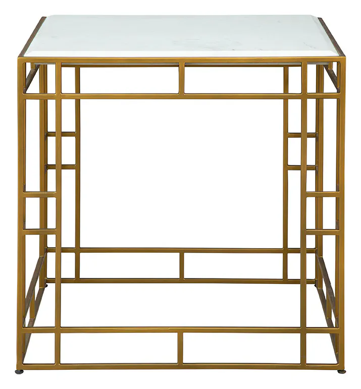 Furniture Classics 60-107 Gold Cubes Side Table Furniture Classics 60-107 Gold Cubes Side Table