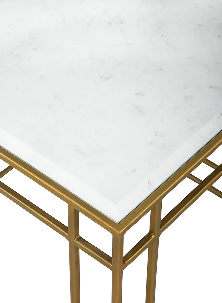 Furniture Classics 60-107 Gold Cubes Side Table Furniture Classics 60-107 Gold Cubes Side Table