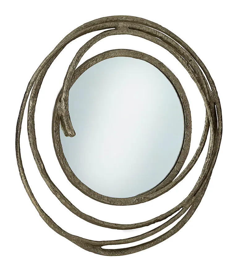 Furniture Classics 60-62 Gold Circles Mirror Furniture Classics 60-62 Gold Circles Mirror
