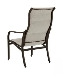 Tropitone Furniture 682101PS Andover Padded Sling High Back Dining Chair Tropitone Furniture 682101PS Andover Padded Sling High Back Dining Chair