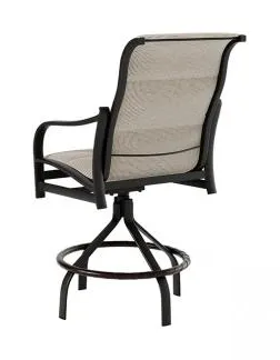 Tropitone Furniture 682127PS-28 Andover Padded Sling Bar Stool Tropitone Furniture 682127PS-28 Andover Padded Sling Bar Stool