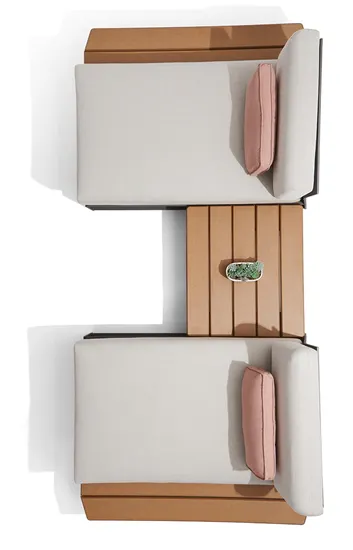 Woodard 7B0439N Gather Side Table with NexTeak Top Woodard 7B0439N Gather Side Table with NexTeak Top