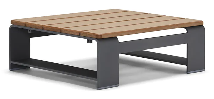 Woodard 7B0439N Gather Side Table with NexTeak Top Woodard 7B0439N Gather Side Table with NexTeak Top