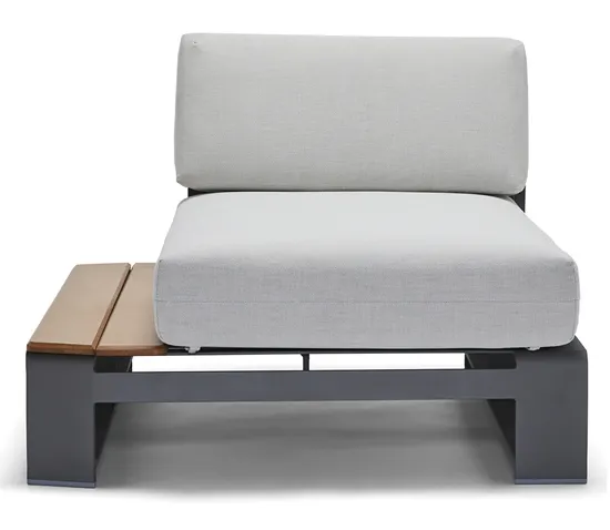 Woodard 7B0474N Gather LHF Chaise Unit with NexTeak Accent Woodard 7B0474N Gather LHF Chaise Unit with NexTeak Accent