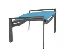 Tropitone Furniture 891517PS KOR Padded Sling Ottoman Tropitone Furniture 891517PS KOR Padded Sling Ottoman
