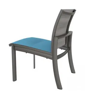 Tropitone Furniture 891528PS KOR Padded Sling Side Chair Tropitone Furniture 891528PS KOR Padded Sling Side Chair