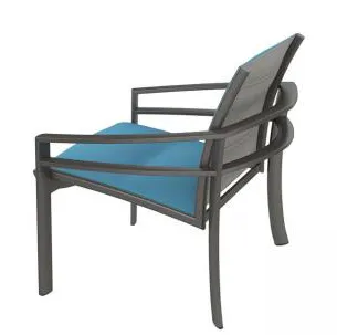 Tropitone Furniture 891511PS KOR Padded Sling Lounge Chair Tropitone Furniture 891511PS KOR Padded Sling Lounge Chair