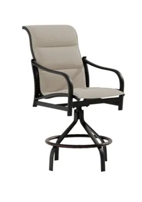 Tropitone Furniture 682127PS-28 Andover Padded Sling Bar Stool