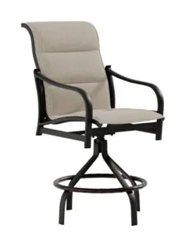 Tropitone Furniture 682127PS-28 Andover Padded Sling Bar Stool Tropitone Furniture 682127PS-28 Andover Padded Sling Bar Stool