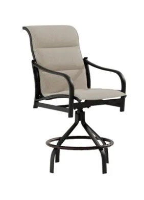 Tropitone Furniture 682127PS-28 Andover Padded Sling Bar Stool Tropitone Furniture 682127PS-28 Andover Padded Sling Bar Stool