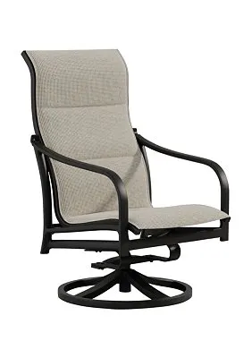 Tropitone Furniture 682170PS Andover Padded Sling High Back Swivel Rocker