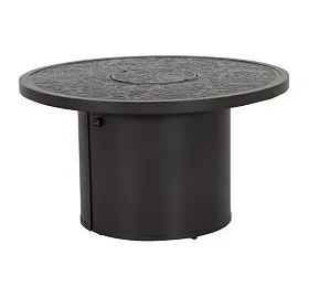 Tropitone Furniture 282042FPL-18 Arazzo 42" Round, 18" Height, Match Lit Fire Pit Tropitone Furniture 282042FPL-18 Arazzo 42" Round, 18" Height, Match Lit Fire Pit