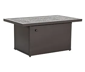 Tropitone Furniture 282053FPL-24 Arazzo 50" x 30" Rectangular, 24" HT, Match Lit Fire Pit Tropitone Furniture 282053FPL-24 Arazzo 50" x 30" Rectangular, 24" HT, Match Lit Fire Pit