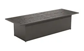 Tropitone Furniture 282175FPL-18 Arazzo 75" x 27" Rectangular, 18" HT, Match Lit Fire Pit Tropitone Furniture 282175FPL-18 Arazzo 75" x 27" Rectangular, 18" HT, Match Lit Fire Pit