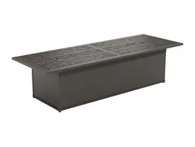 Tropitone Furniture 282175FPL-18 Arazzo 75" x 27" Rectangular, 18" HT, Match Lit Fire Pit Tropitone Furniture 282175FPL-18 Arazzo 75" x 27" Rectangular, 18" HT, Match Lit Fire Pit