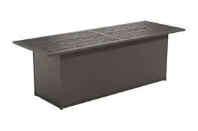 Tropitone Furniture 282175FPL-24 Arazzo 75" x 27" Rectangular, 24" HT, Match Lit Fire Pit Tropitone Furniture 282175FPL-24 Arazzo 75" x 27" Rectangular, 24" HT, Match Lit Fire Pit